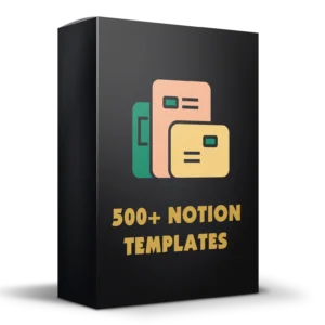 500+ Notion Templates